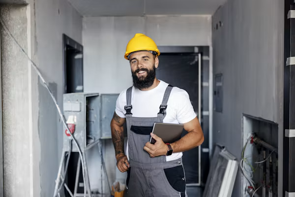Commercial tenant improvements in Fresno with electrical planning underway.