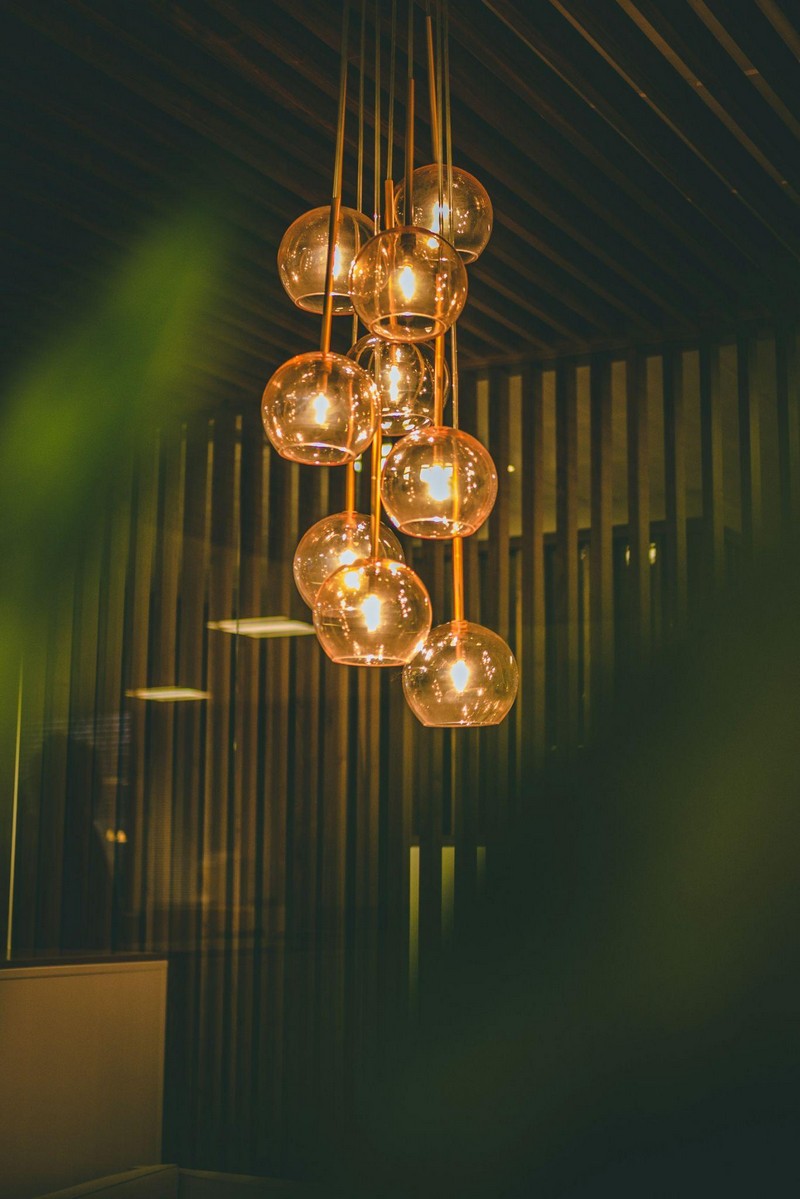 Decorative pendant fixtures installed by a lighting installer in Central Valley.