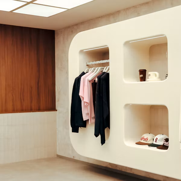 Commercial electrical installation for retail lighting and display areas.